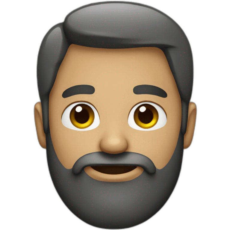 man with beard emoji