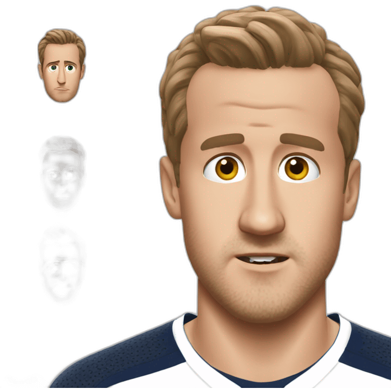 Harry kane massive forehead emoji