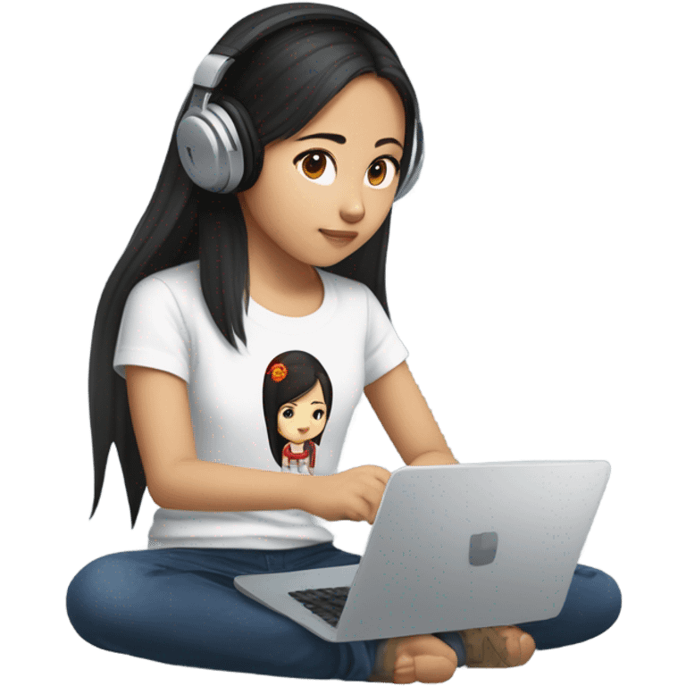 kyrgyz girl programmer emoji