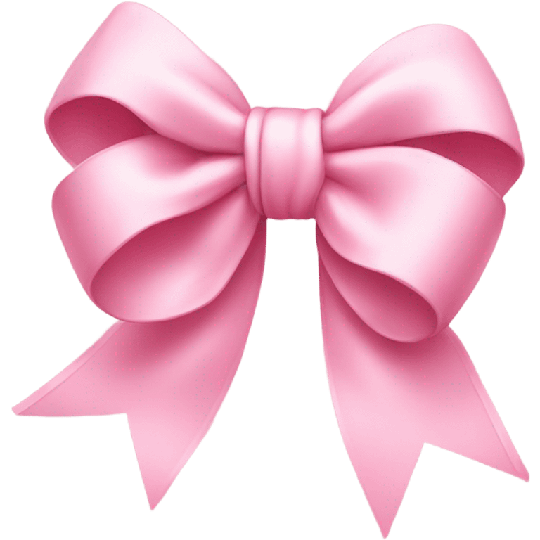 light pink bow on light pink bow emoji