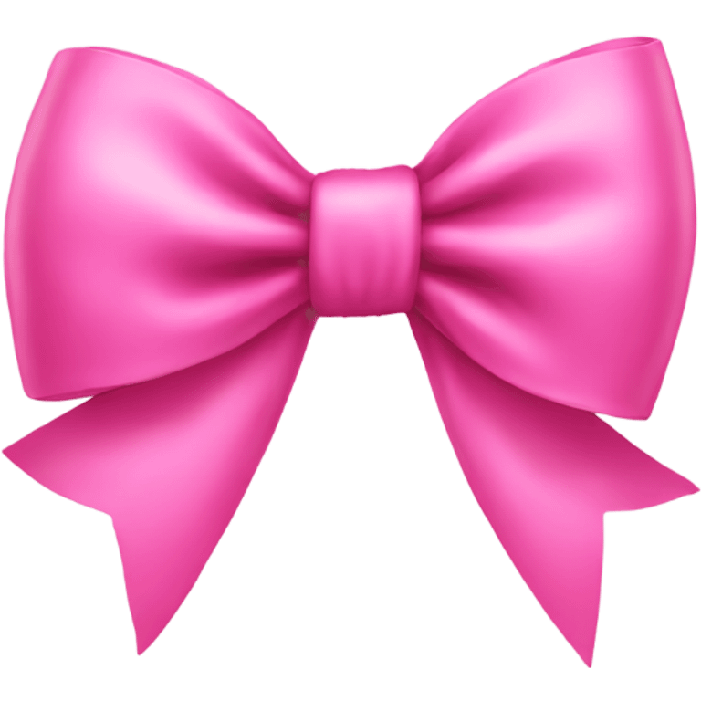 Pink bow emoji