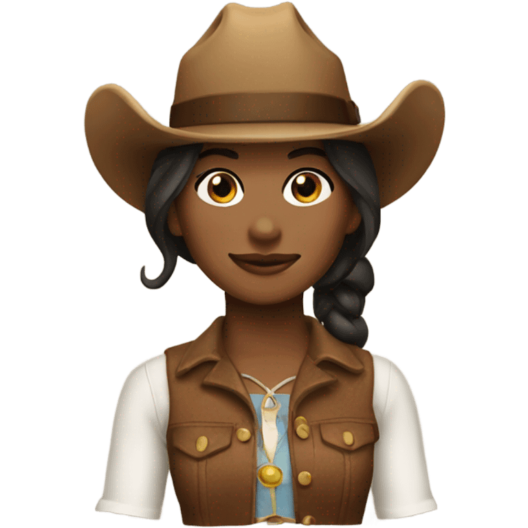 Cow girl emoji