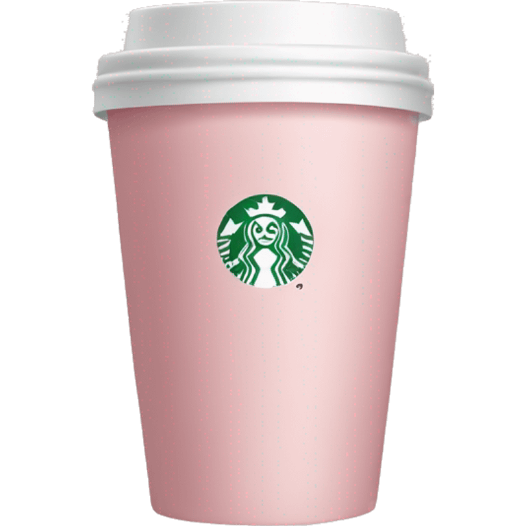 Light pink coffee Starbucks  emoji