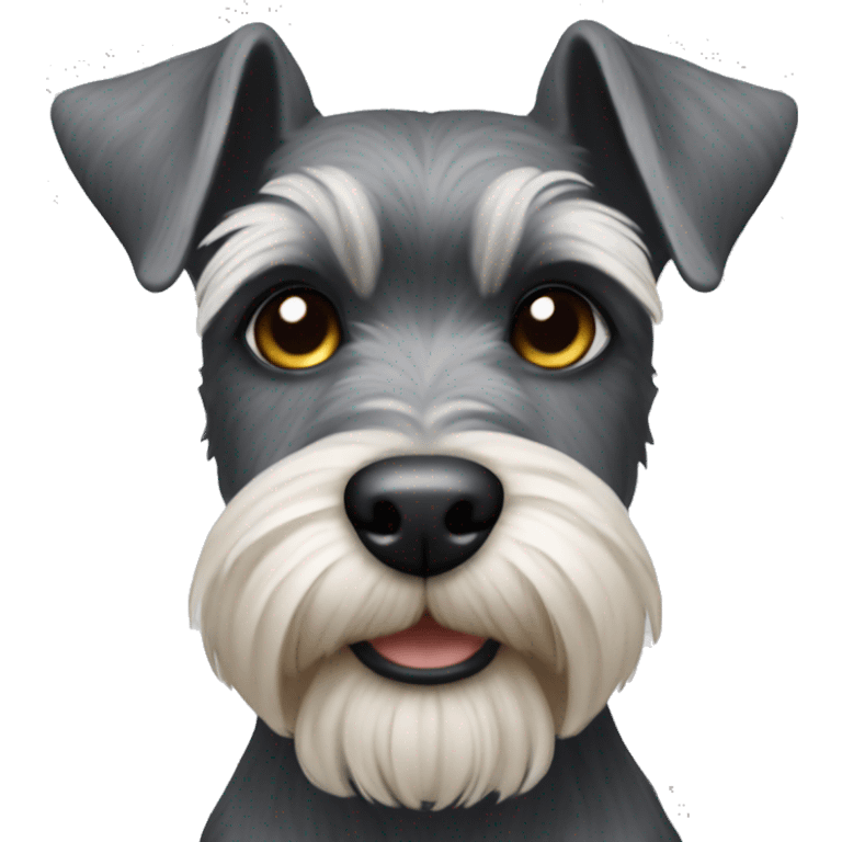 Miniature schnauzer emoji