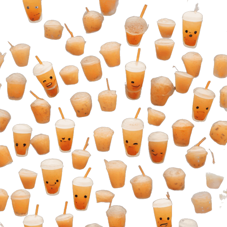 Thai tea boba emoji