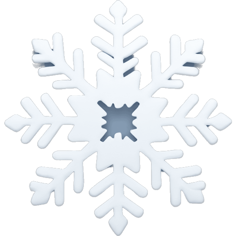 snowflake white emoji