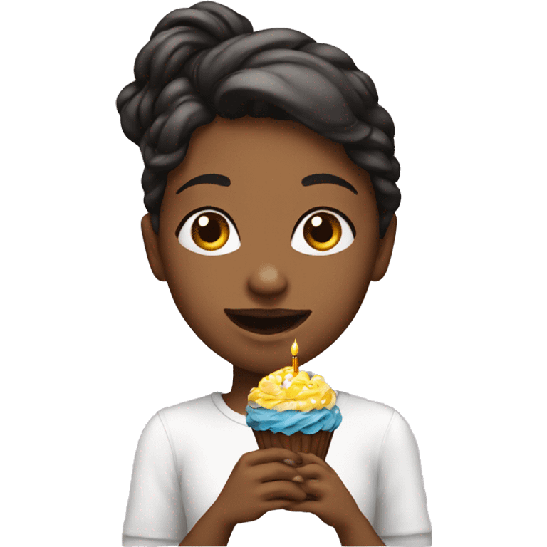 Girl Happy birthday  emoji