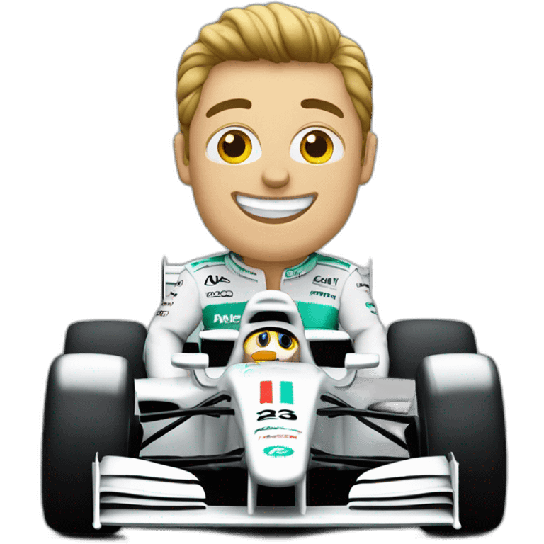 Formule 1 Mercedes emoji