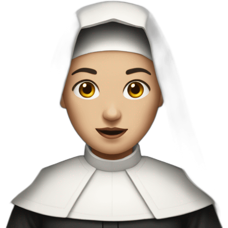 The nun emoji