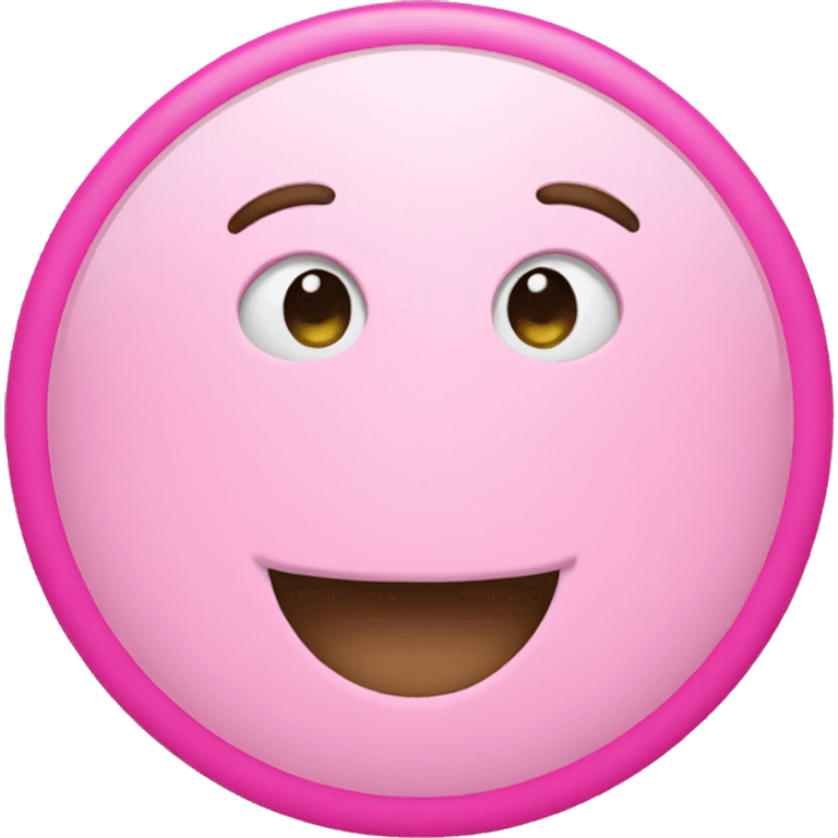 pink circle emoji