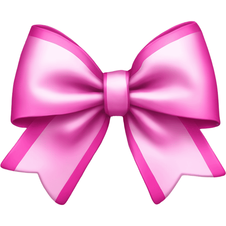 pink cheer bow emoji