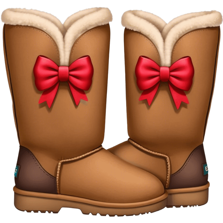 uggs with bow emoji