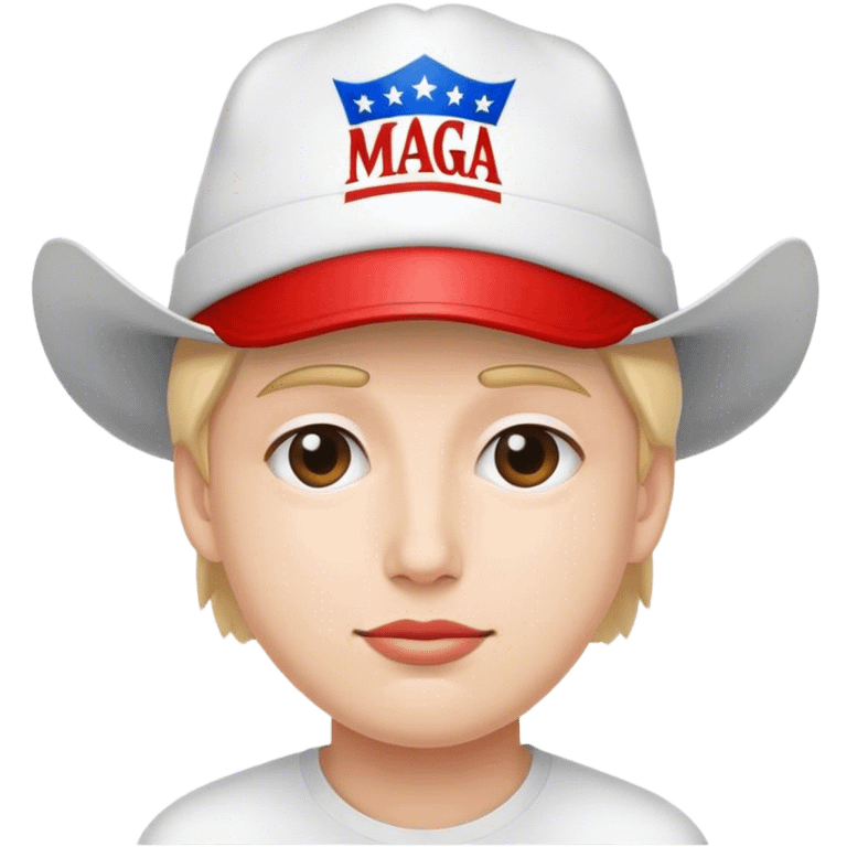 MAGA hat emoji