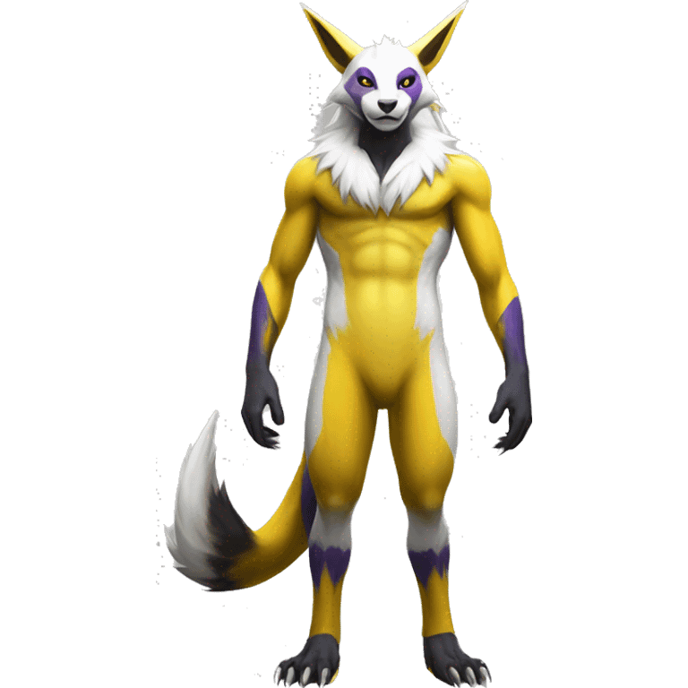 Lombax-Renamon full body emoji