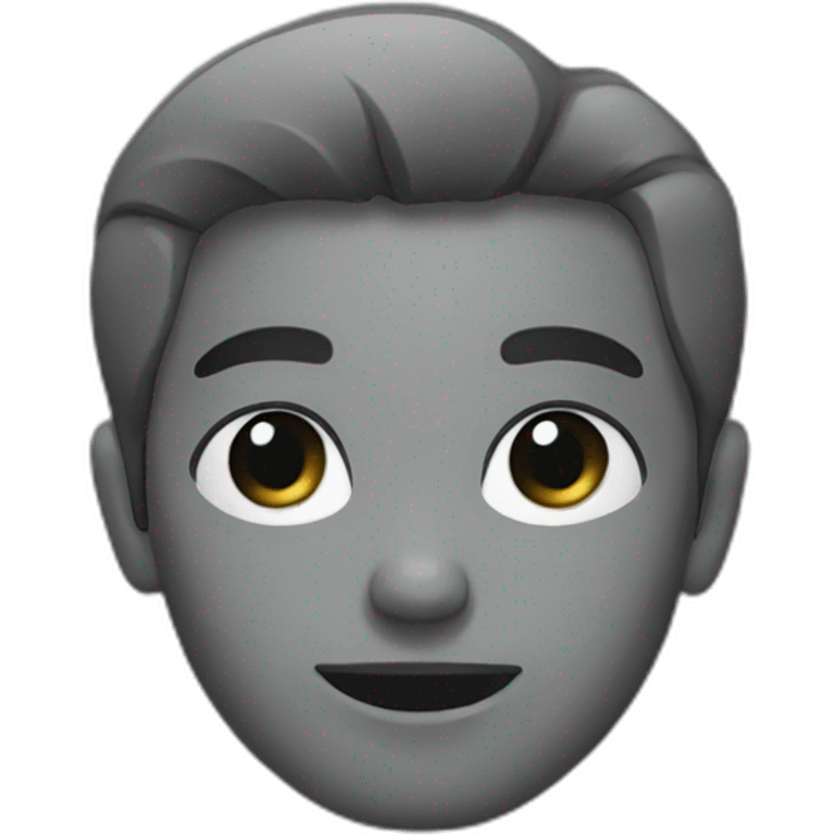 Black and grey emoji