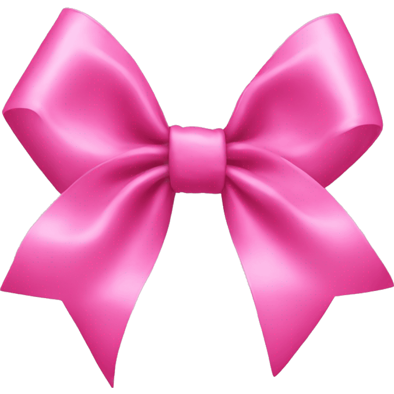 Pink bow emoji