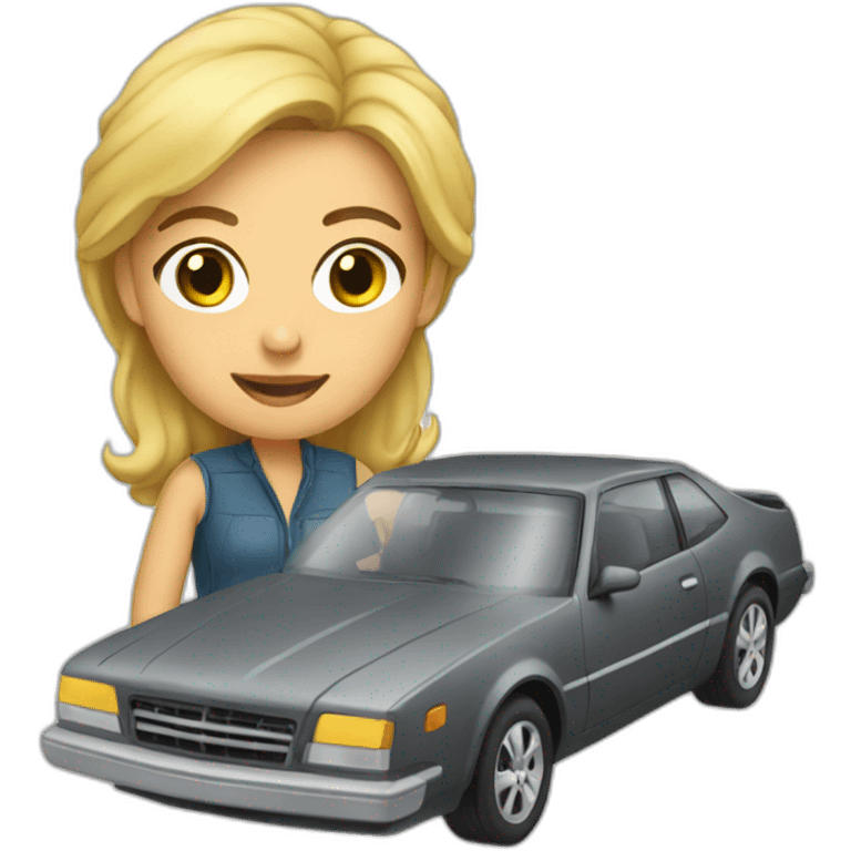 Car lady emoji