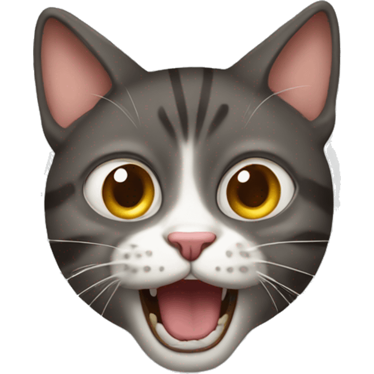 Crazy cat lay emoji