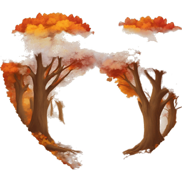 Heart of the autumn colors  emoji