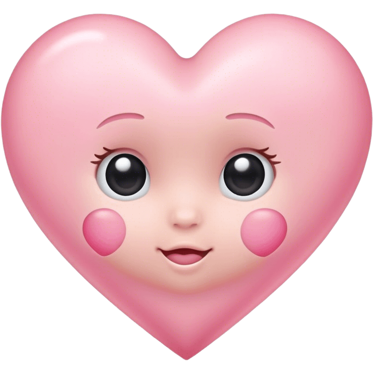 baby pink heart  emoji