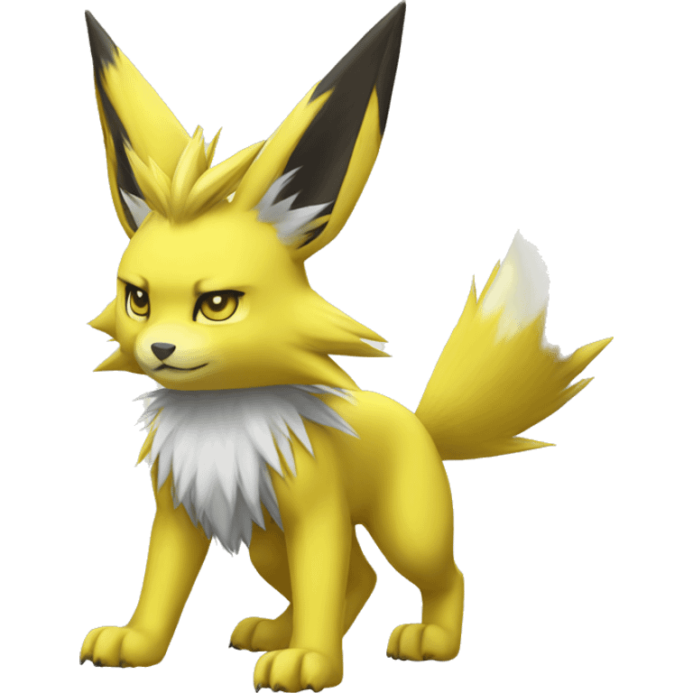 Renamon-Jolteon-Zeraora full body emoji