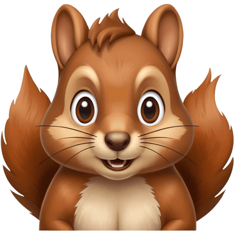 Scared squirrel emoji