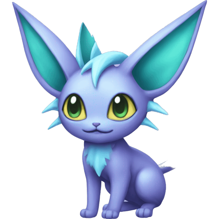 Espeon-Vaporeon full body emoji