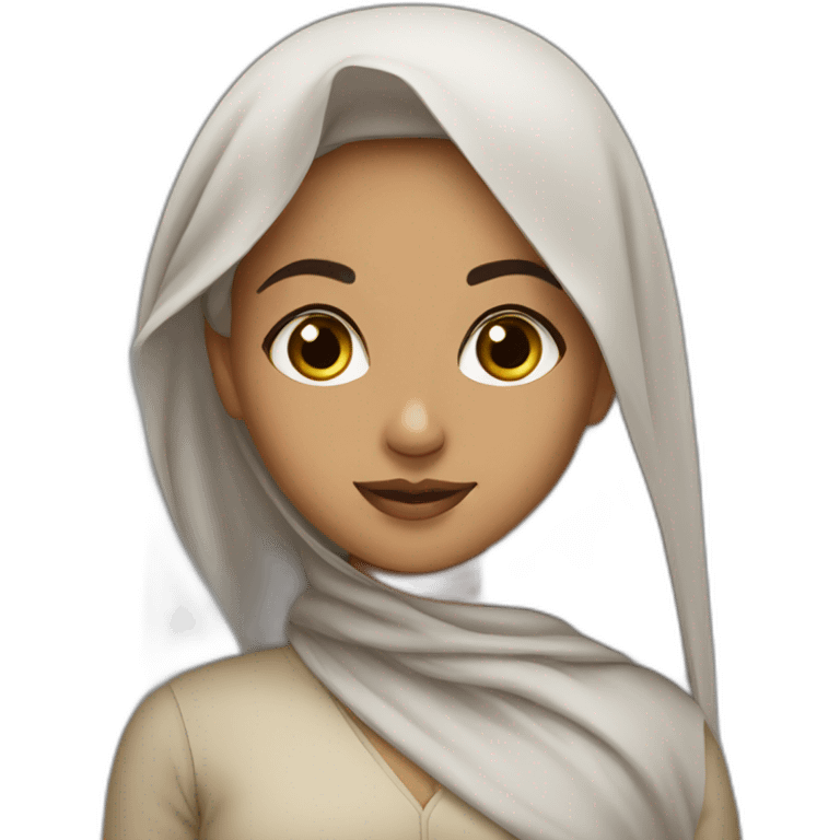 Qatari girl emoji