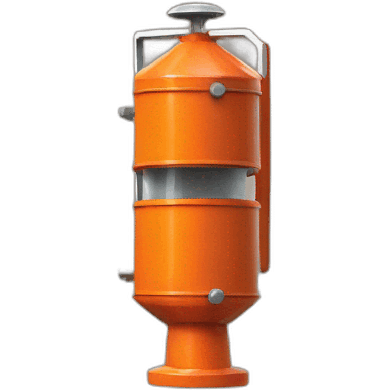 emergency siren color orange emoji