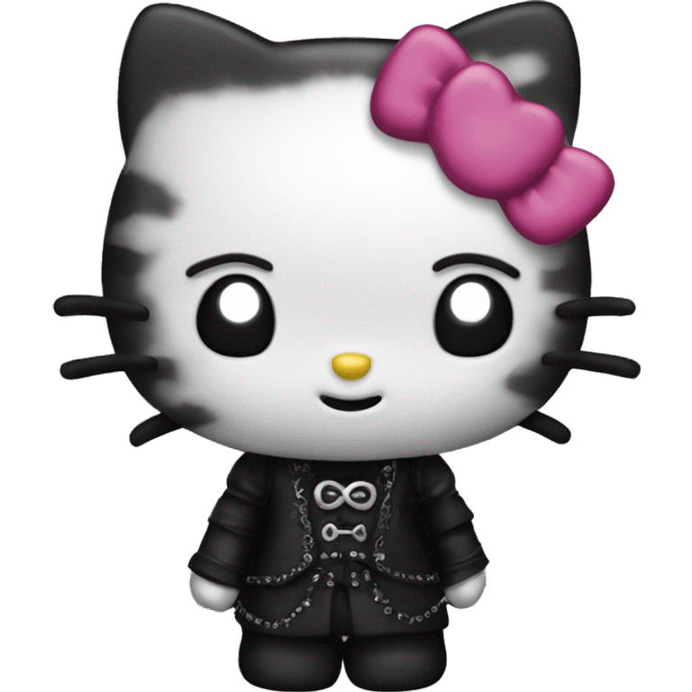 gothic hello kitty emoji