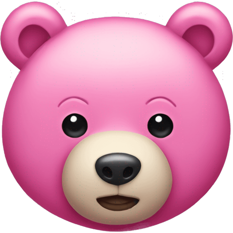 pink stuffed bear emoji