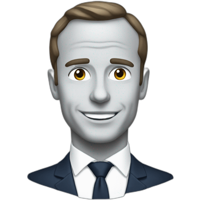 Macron sur chat emoji