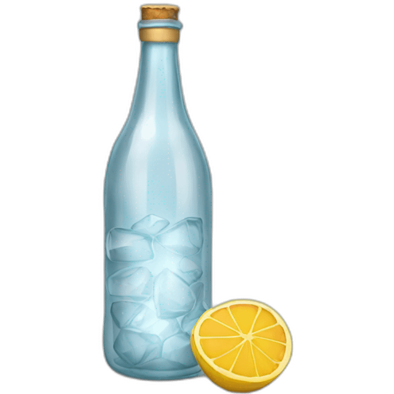 Botella cristal emoji