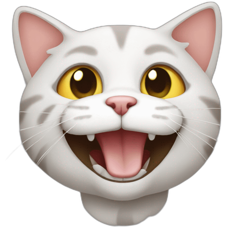 Cat smiley emoji