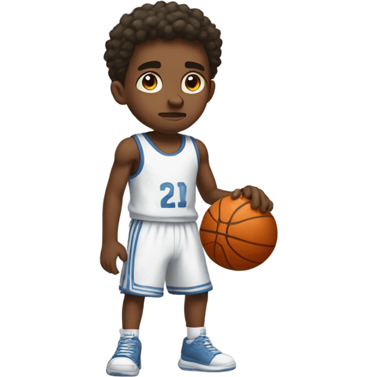 Boy playing basketball  emoji