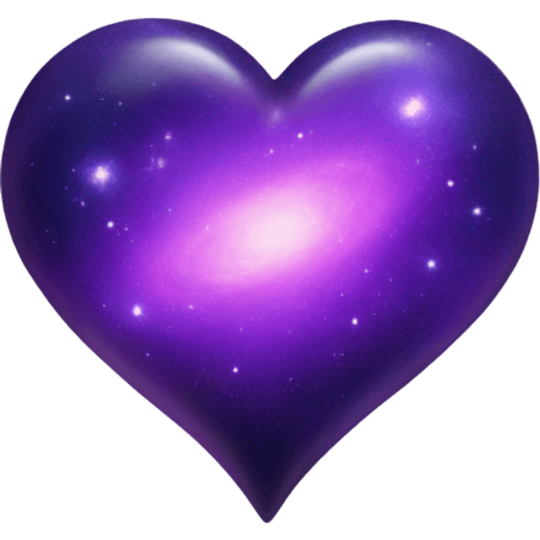 purple cosmic galaxy heart emoji