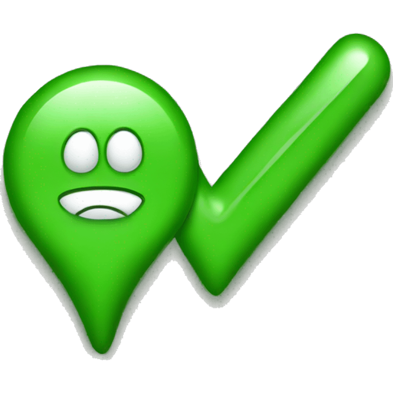 Green verified tick emoji