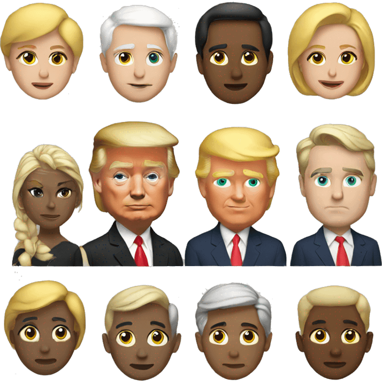 Trump is the winner emoji