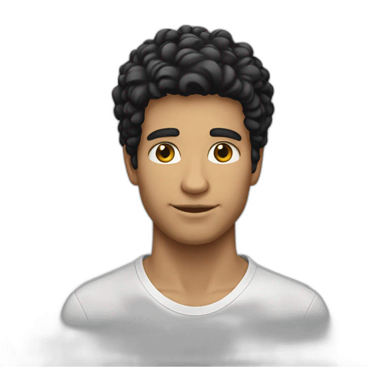 brazilian-white-guy-black-hair emoji