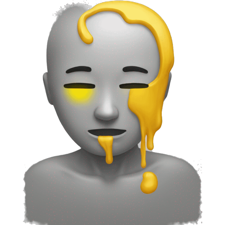 yellow in pain emoji