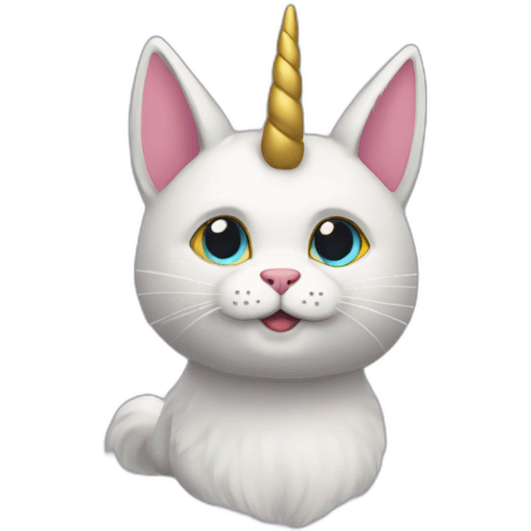 Gato unicornio emoji