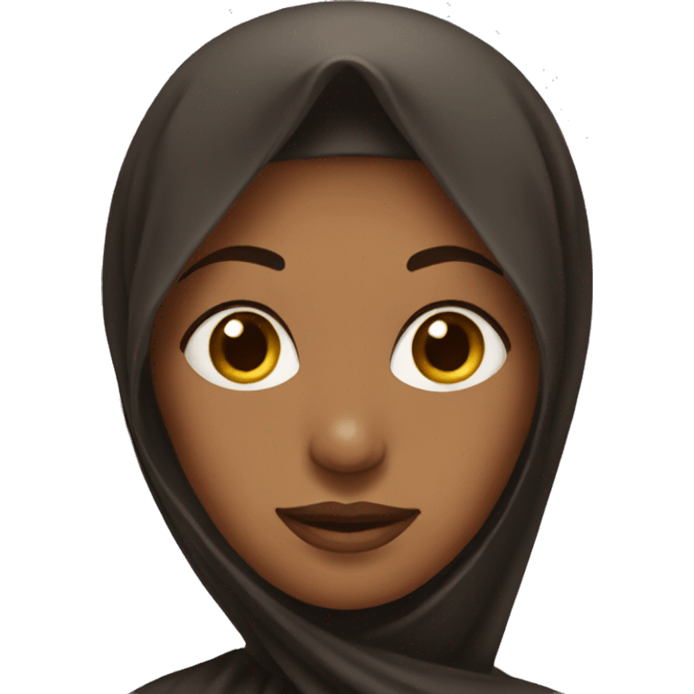 brown woman with an orthodox veil emoji