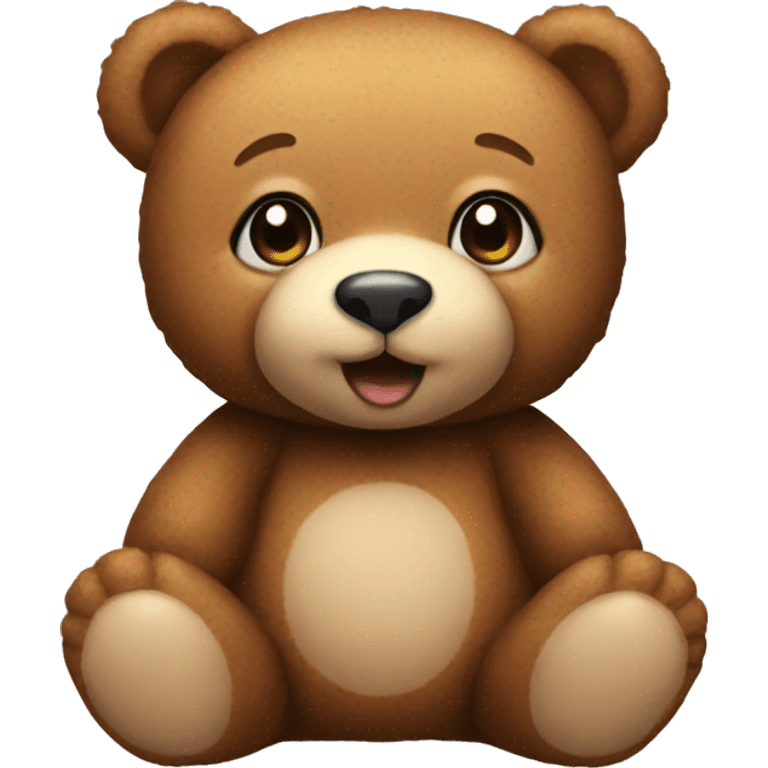 cute teddy bear emoji