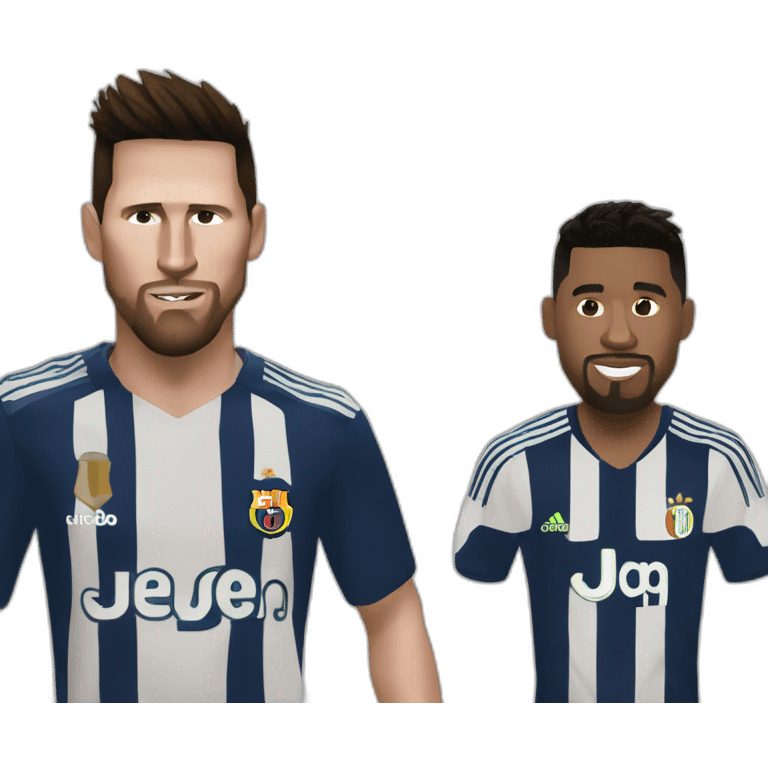 messi vs ronaldo emoji