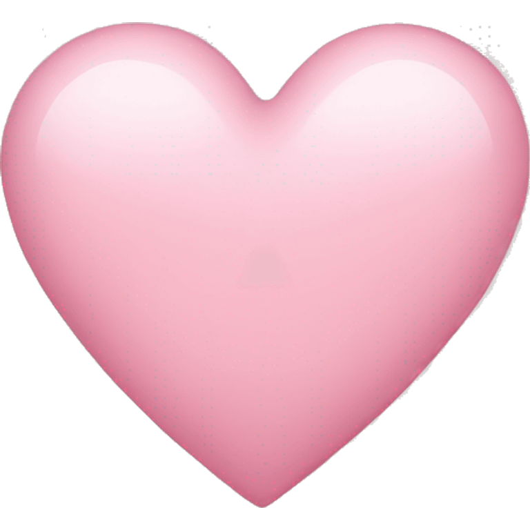 light pink heart emoji