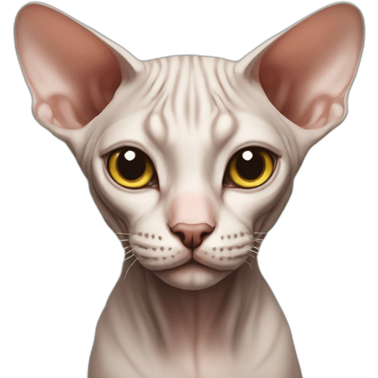 Sphynx cat emoji