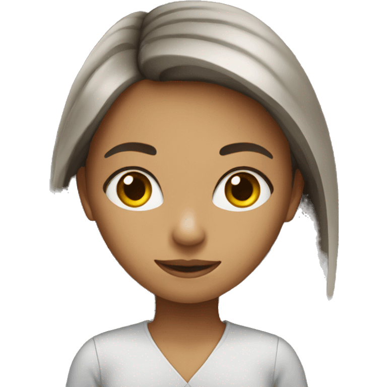 Girl in marketing emoji