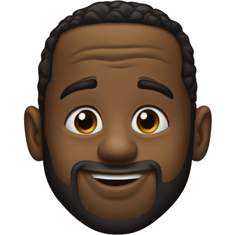 lebron james doing kissy face emoji