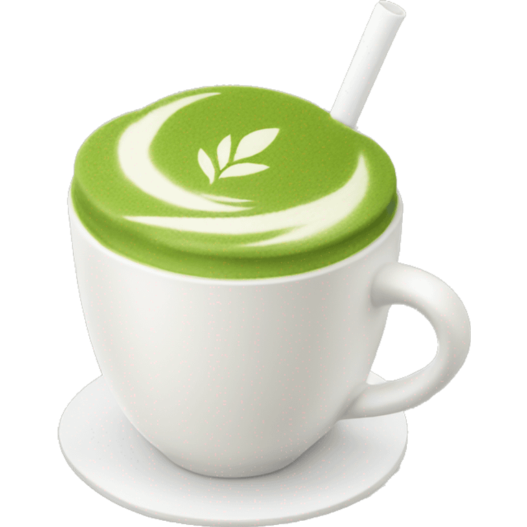 Matcha latte  emoji