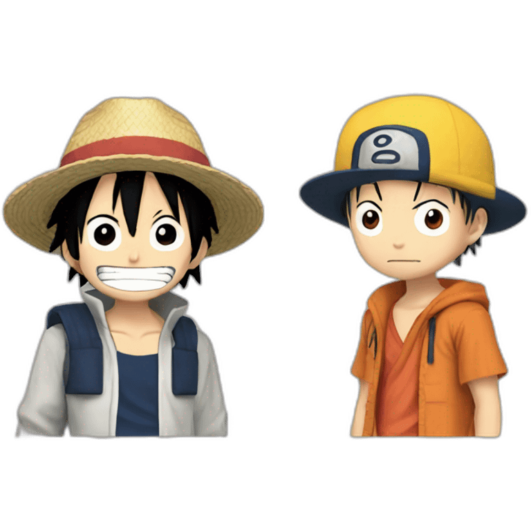 Luffy et naruto emoji